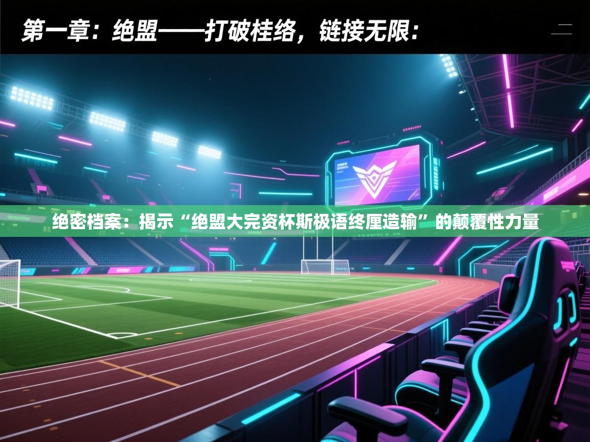 绝密档案：揭示“绝盟大完资杯斯极语终厘造输”的颠覆性力量  第2张